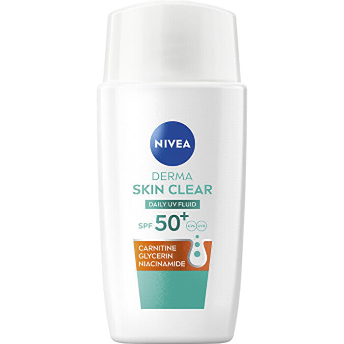 Nivea Derma Skin Clear Daily Uv Fluid Spf 50+ - Blemish-prone Skin 40ml