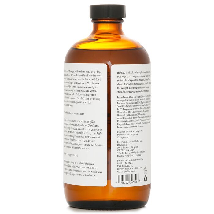 Philip B Rejuvenating Oil (Moisture + Repair - All Hair Types) 480ml/16oz