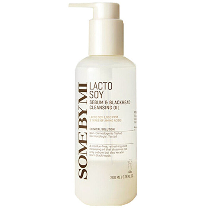Some By Mi Lactosoy Sebum & Blackhead Cleansing Oil - Facial Cleansing Oil 200ml