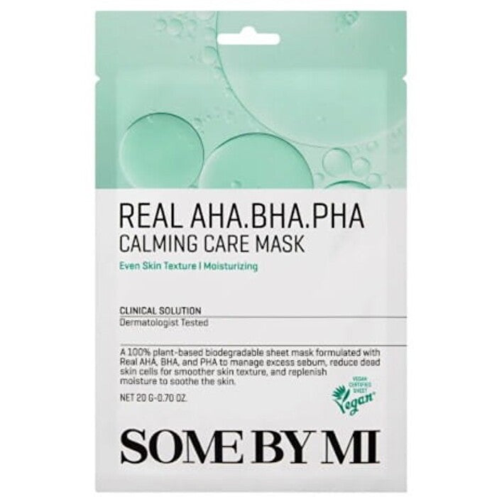 Some By Mi Real Aha.bha.pha Calming Care Mask - Blemish-prone Skin 20.0g