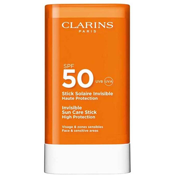 Clarins Invisible Sun Care Stick Spf 50 - Opalovací Tyčinka Na Citlive Oblasti Obličeje 17.0g