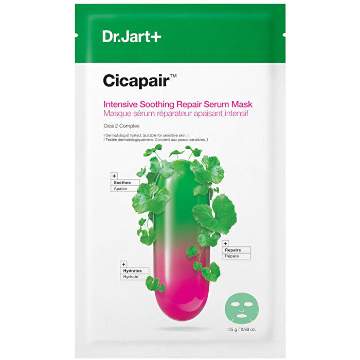 Dr. Jart+ + Cicapair™ Intensive Soothing Repair Serum Mask - Soothing And Hydrating Face Mask 25.0g