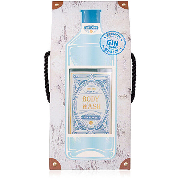 Accentra Men Gin Flavor Body Wash - Shower Gel In Gift Box 400ml