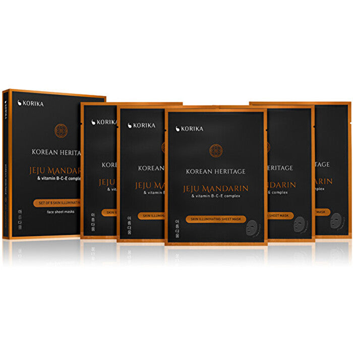 Korika Korean Heritage Mask Set - Brightening Sheet Masks 25.0g
