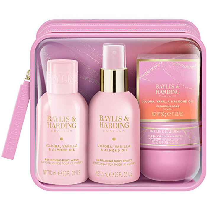Baylis & Harding Jojoba Body Care Gift Set ( Jojoba Vanilka & Mandlový Olej ) - Dárková Sada