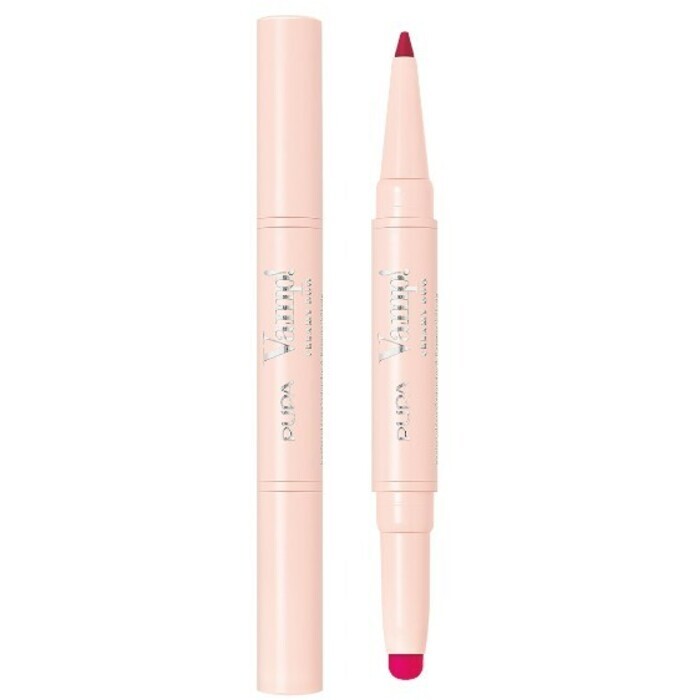 Pupa Vamp! Creamy Duo Lip Pencil #19 Vibrant Rose - Lipstick 0 8gr/lip Pencil 0 2gr 1g