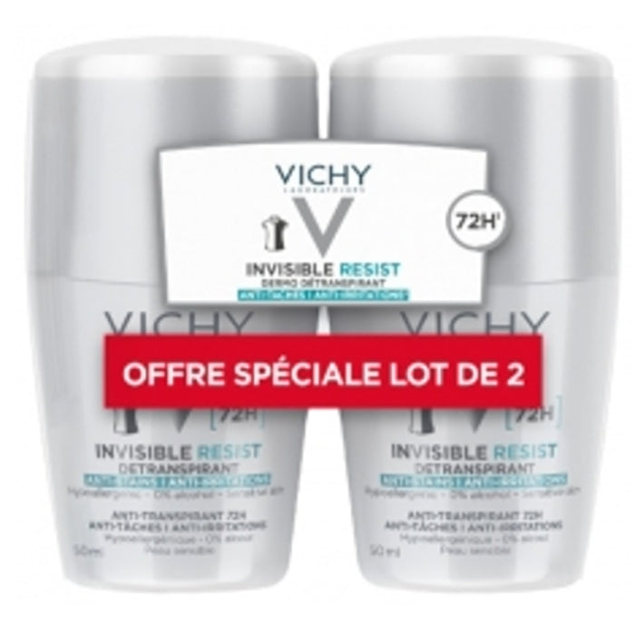 Vichy Invisible Resist 72h Detranspirant - Antiperspirant Proti Nadměrnemu Pocení 100ml