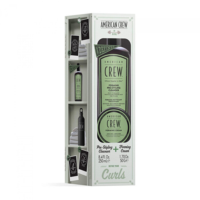 American Crew Curls Forming Duo - Dárková Sada Pro Styling Vlasů 0ml