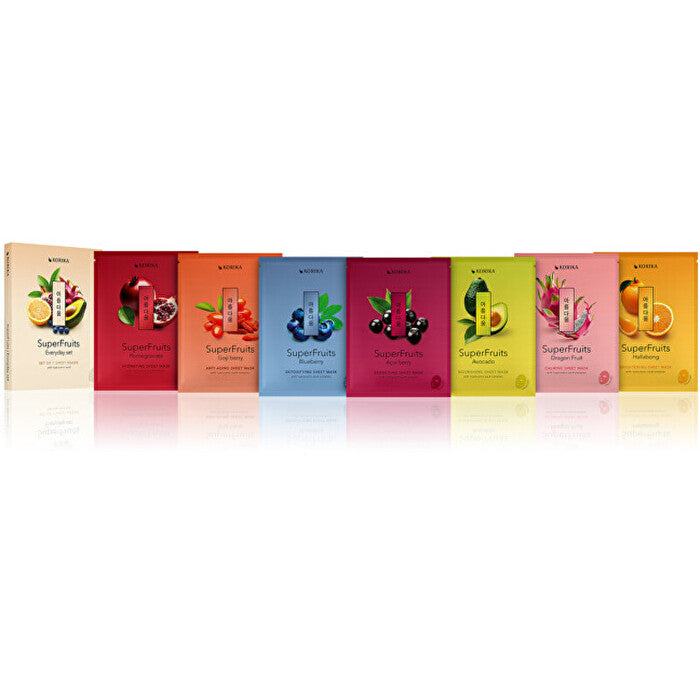 Korika Superfruits Mask Set - Sheet Mask Gift Set 25.0g