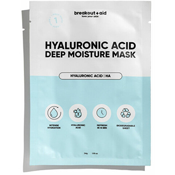 Breakout+aid Moisture Mask - Hydratační Maska S Kyselinou Hyaluronovou 34.0g