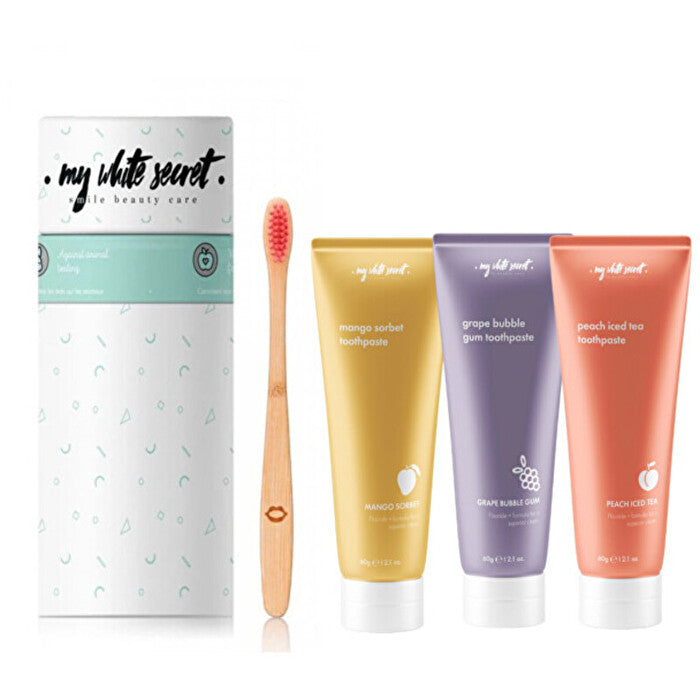My White Secret Smile Beauty Care Set - Toothpaste And Toothbrush Set
