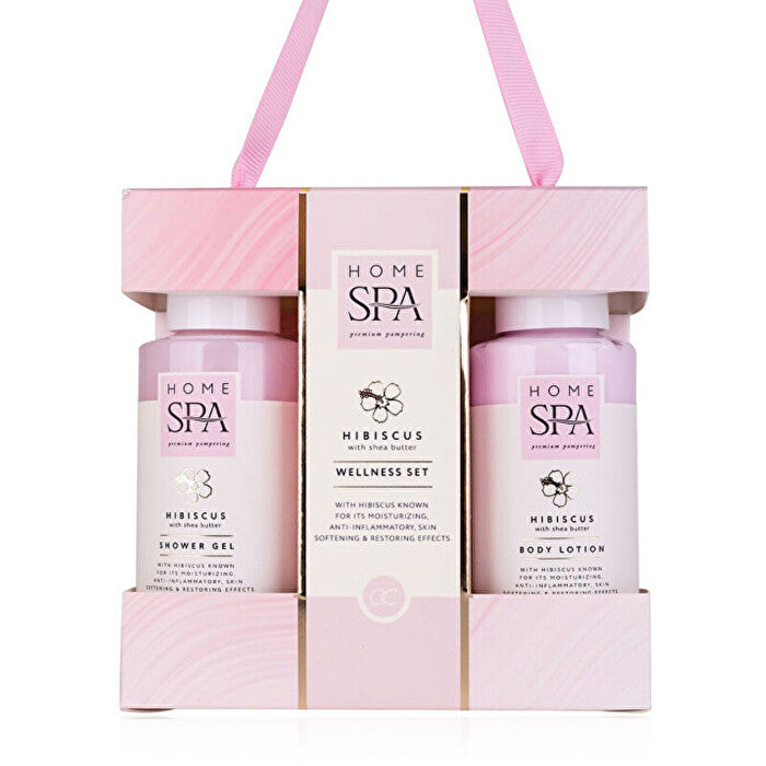 Accentra Hibiscus Home Spa Bath Care Set - Bath Care Gift Set