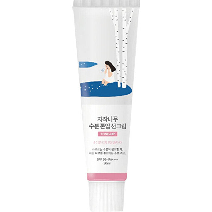 Round Lab Birch Moisture Tone-up Sunscreen Spf 50+ Pa++++ - Tónovací Ochranný Krem 50ml