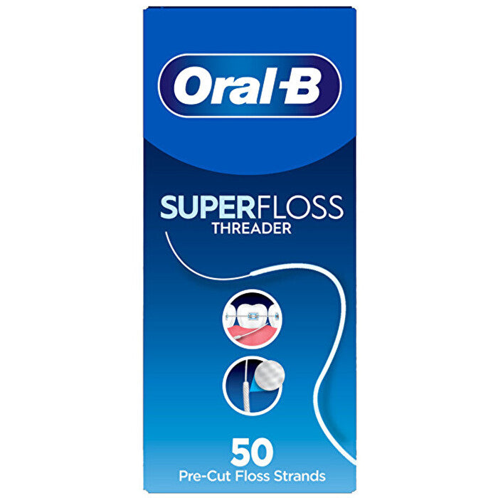 Oral B Super Floss - Dental Floss (50 Pcs)