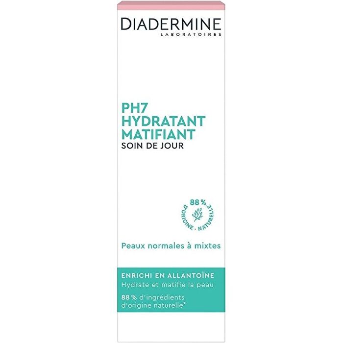 Diadermine Ph7 Hydrating Mattifying Day Cream Tube - Dehydrated Oily Skin 50ml