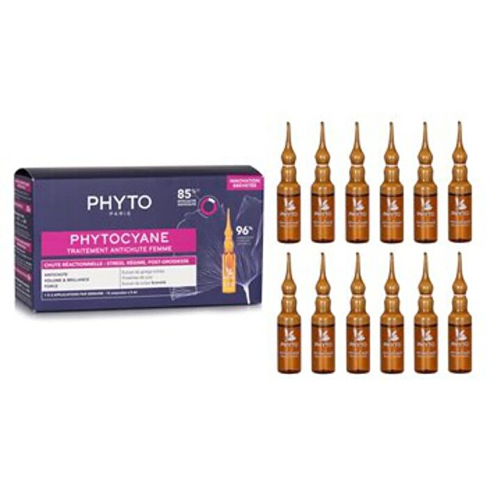 Phyto Professional Phytocyane Anti-hair Loss Treatment Post-partum Stress Diet 12ml