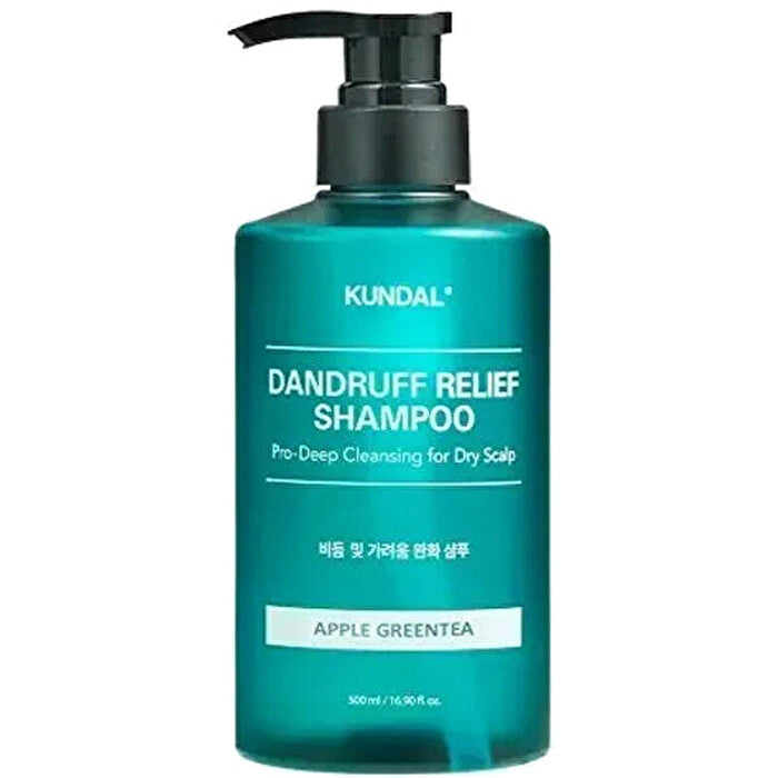 Kundal Apple Greentea Dandruff Relief Shampoo - Šampon Proti Lupům A Svědění Pokožky Hlavy 500ml