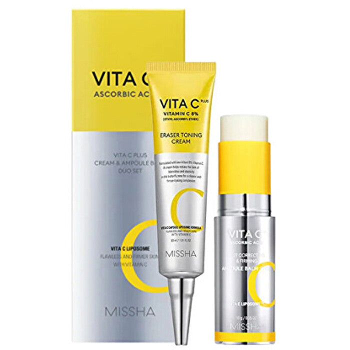 Missha Vita C Plus Toning Cream & Balm Duo Set - Dárková Sada