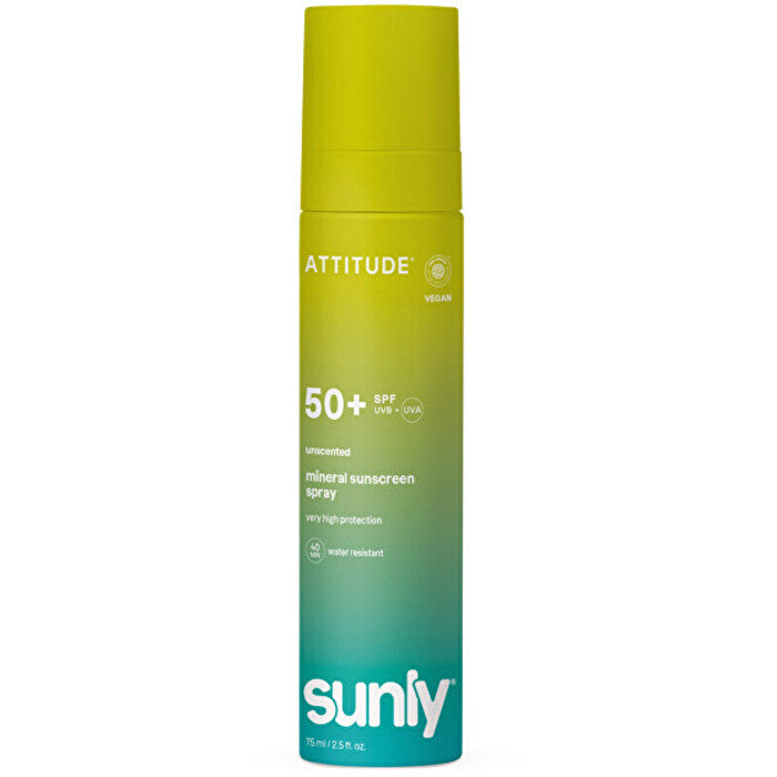 Attitude Mineral Sunscreen Spray Spf 50 - Minerální Opalovací Krem Ve Spreji 75ml