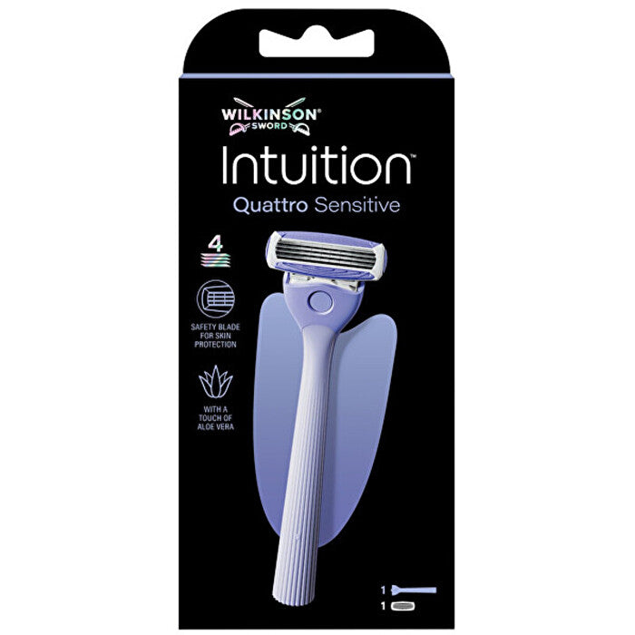 Wilkinson Sword Intuition Quattro Sensitive - Razor & 1 Head