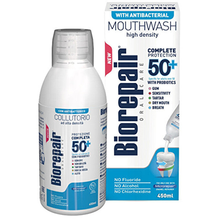 Biorepair Complete Protection 50+ Mouthwash - Ústní Voda 450ml