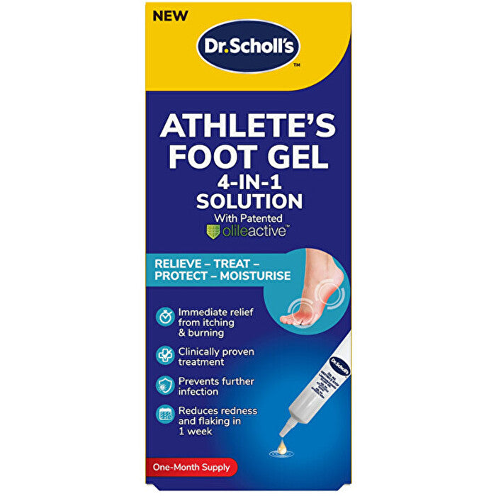 Scholl Athlete`s Foot 4v1 Gel - Gel Na Atletickou Nohu 10ml