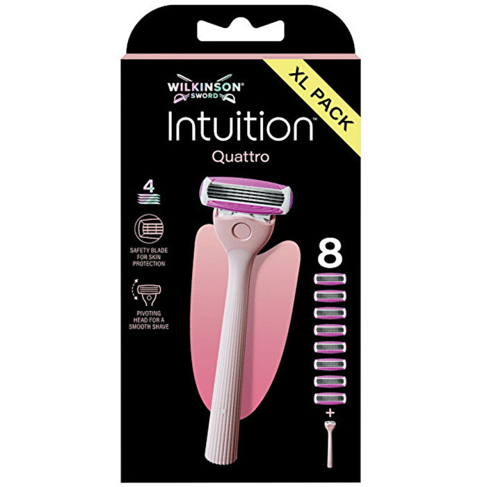Wilkinson Sword Intuition Quattro - Holicí Strojek & 8 Hlavic