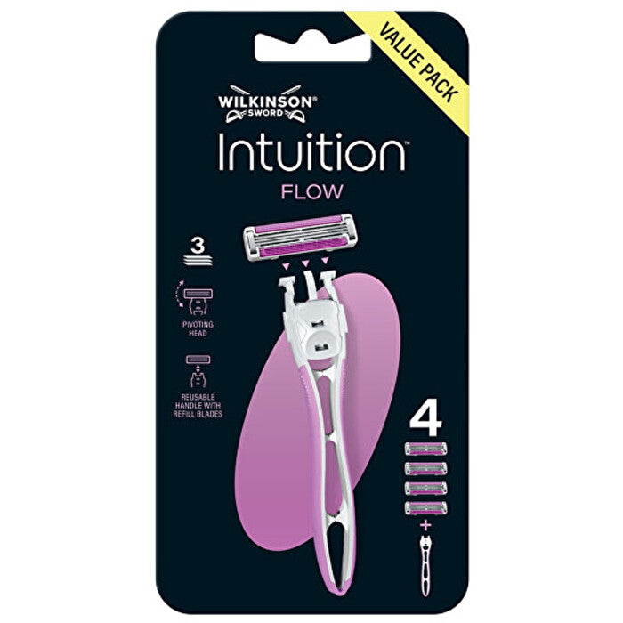 Wilkinson Sword Intuition Flow - Holící Strojek & 4 Hlavice