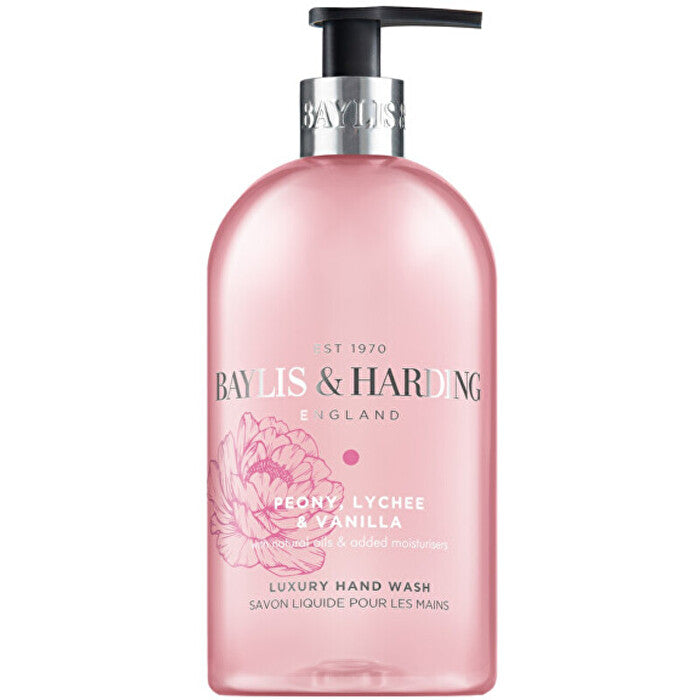 Baylis & Harding Peony Lychee & Vanilla Hand Wash - Tekute Mýdlo Na Ruce 500ml