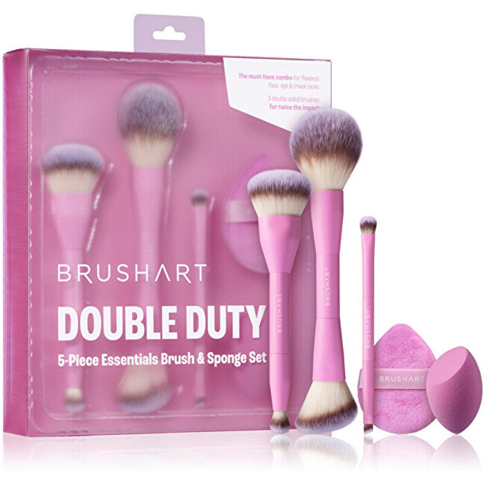 BrushArt Double Duty Essentials Brush & Sponge Set - Dárková Sada