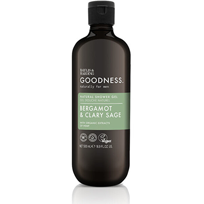 Baylis & Harding Goodness Mens Shower Gel ( Bergamot & Šalvěj ) - Pánský Sprchový Gel 500ml