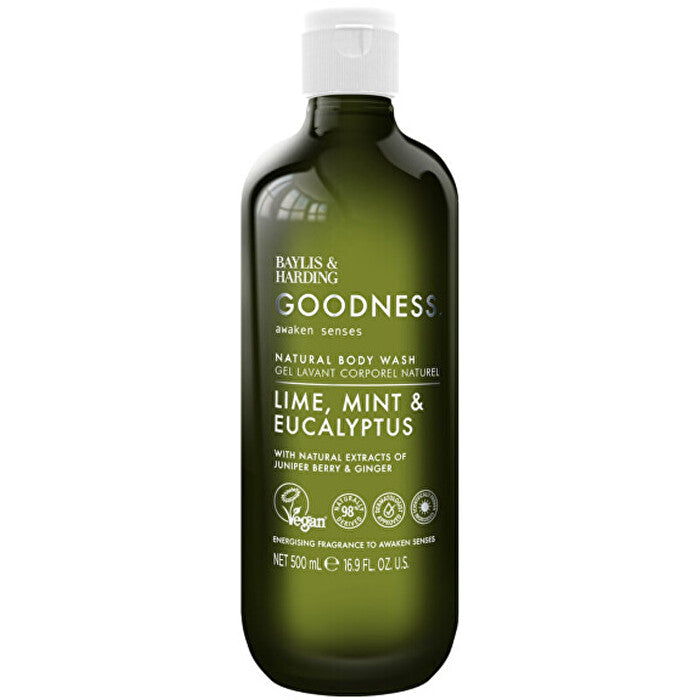 Baylis & Harding Goodness Awaken Natural Body Wash ( Limetka Máta & Eukalyptus ) - Sprchový Gel 500ml