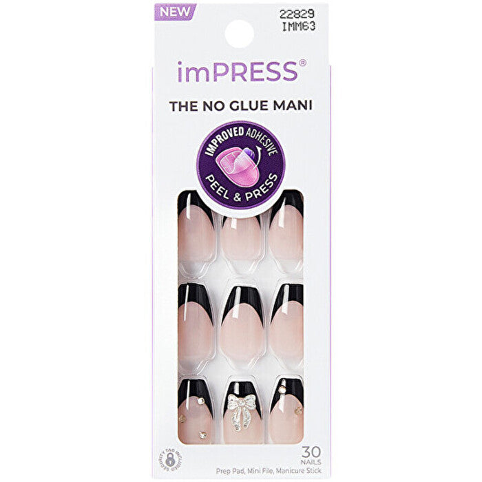 Kiss My Face Impress Nails By The River - Samolepicí Nehty ( 30 Ks )