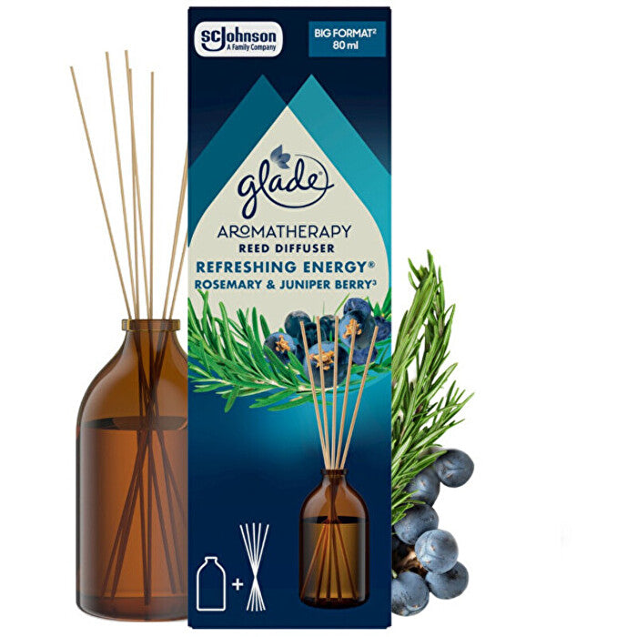 Glade Aromatherapy Reeds Refreshing Energy - Tyčinkový Difuzer 80ml