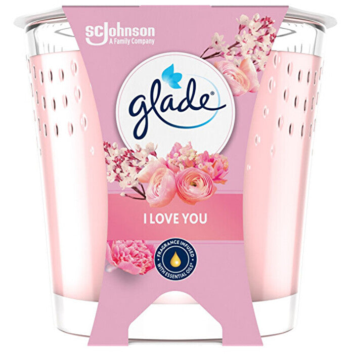 Glade I Love You Candle - Vonná Svíčka 112.0g