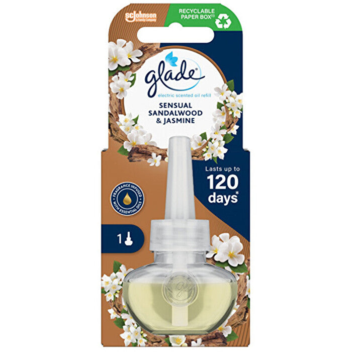 Glade Sensual Sandalwood & Jasmine Refill - Náplň Do Elektrickeho Osvěžovače Vzduchu 20ml