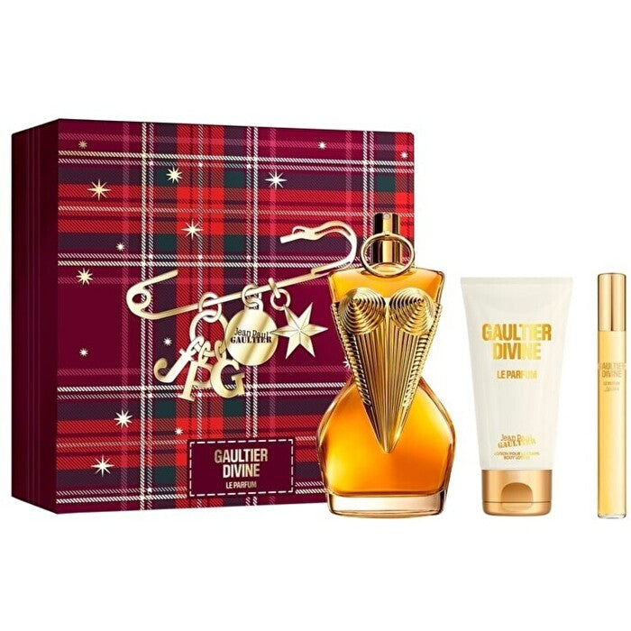 Jean Paul Gaultier Divine Le Parfum Dárková Sada Eau De Parfum 100ml Miniaturka Eau De Parfum 10ml A Tělove Mleko 75ml 100ml