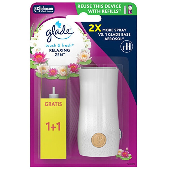 Glade Touch & Fresh & Náplň Relaxing Zen Set - Osvěžovač Vzduchu 10ml