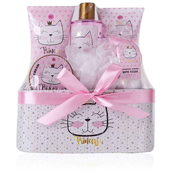 Accentra Princess Kitty Gift Box - Dárková Sada V Třpytivem Košíku