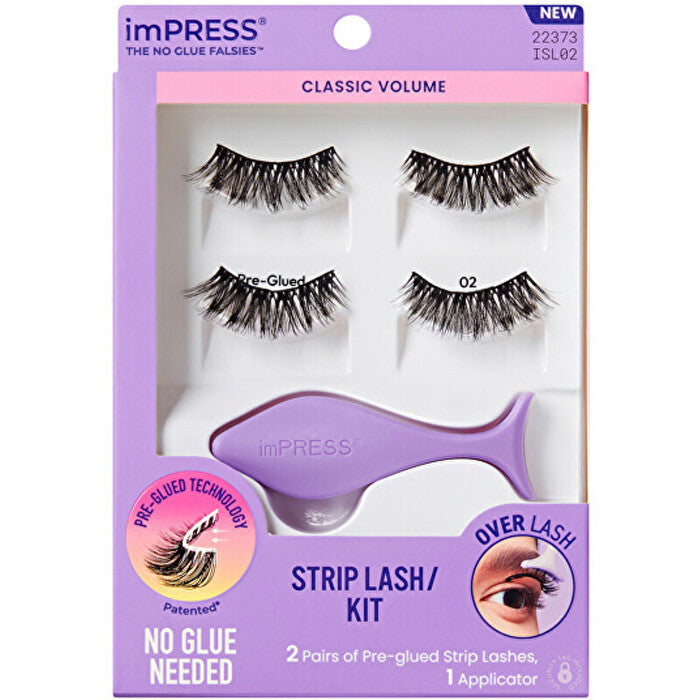 Kiss My Face Impress No Glue Strip Lash 02 - Uměle řasy