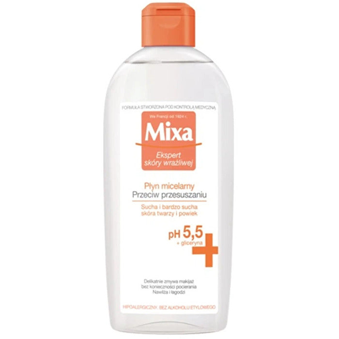 Mixa Micellar Water Anti-dryness - Micelární Roztok Pro Suchou Pleť 400ml