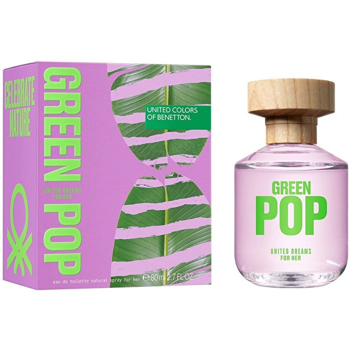 Benetton United Dreams Green Pop Eau De Toilette 80ml