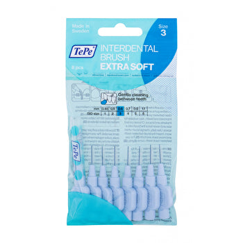 TePe Interdental Brush Extra Soft (0.6 Mm Blue ) - Very Fine Interdental Brushes 6.0ks