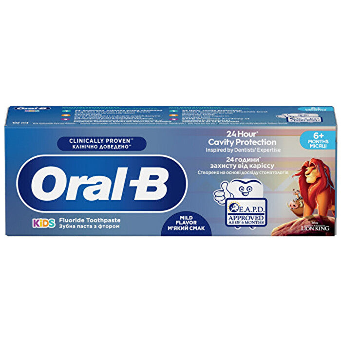 Oral B Kids Fluoride Toothpaste - Zubní Pasta Pro Děti 60ml