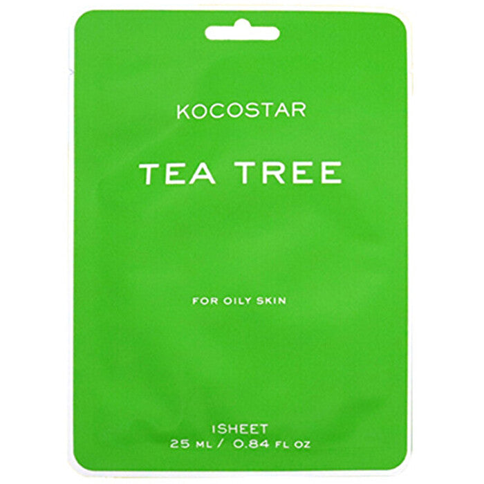 Kocostar Tea Tree Sheet Mask - Pleťová Maska Proti Nedokonalostem 25ml