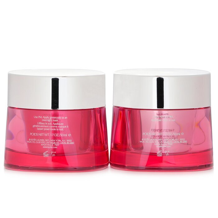 Set nutritivo Super-Pomegranate Day & Night Radiance de Estee Lauder: crema humectante de 50 ml + crema/mascarilla de noche de 50 ml, 2 unidades