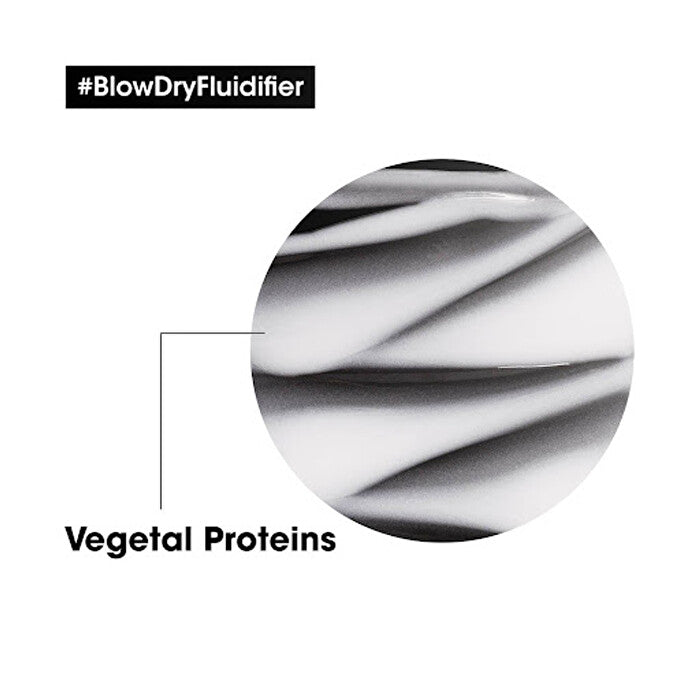 L'Oreal Professionnel Serie Expert - Blow-Dry Fluidifier Thermo-Reactive Agent 10 in 1 Professional Cream (Normol to Sensitized Hair) 150ml/5.1oz