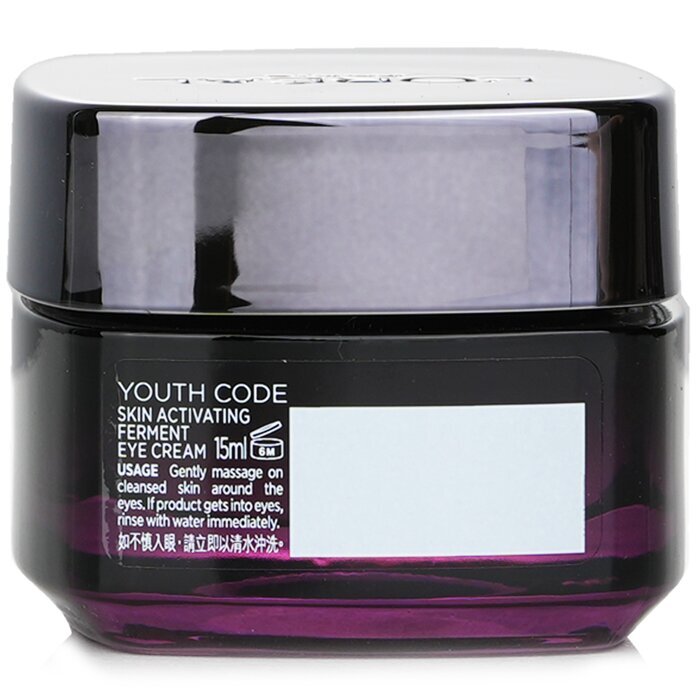 L'Oreal Youth Code Skin Activating Ferment Eye Cream 15ml/0.5oz
