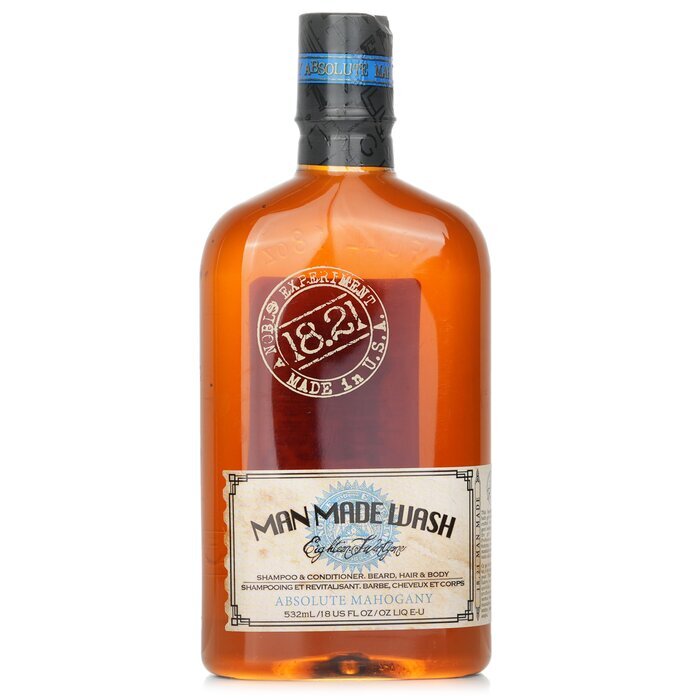 18.21 Man Made Wash ( Absolute Mahogany ) - 3 In 1 Shower Gel 532ml