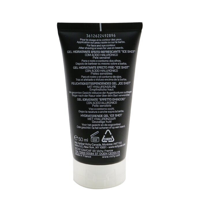 Vichy Homme Hydra Cool+ - Hydrating Gel "Ice Shot" With Hyaluronic Acid (For Face & Eyes) 50ml/1.69oz